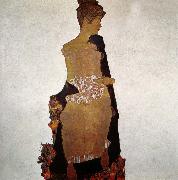 Egon Schiele Portrait of Gerta Schiele oil painting